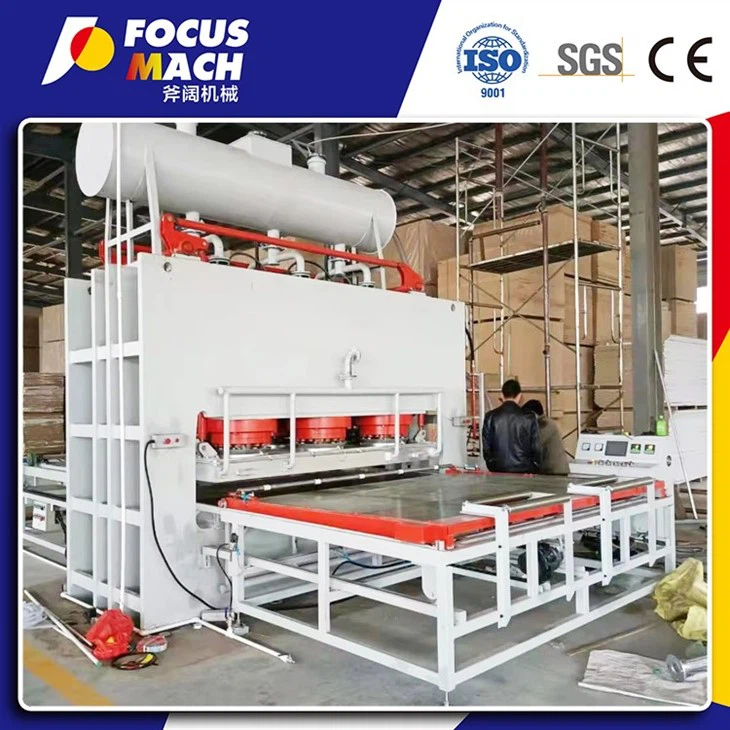 Full Automatic Particle Board/MDF/OSB/Plywood Production Line Particle Board Hot Press Machine