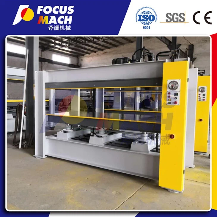 Macchina a caldo per pressione idraulica a legna multilo