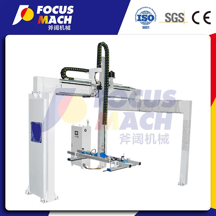 Macchina per lo scarico del carico del pallettizzatore a movimento lineare automatico con sollevamento a vuoto del compensato