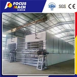 Essiccatore per impiallacciatura a 4 piani con rullo a getto