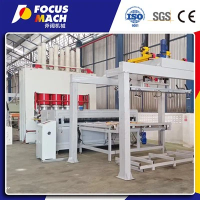 Linea di produzione completamente automatica di pannelli truciolari/MDF/OSB/compensato con pressa a caldo per pannelli truciolari