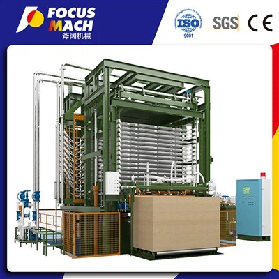 Macchina per pressatura a caldo di pannelli truciolari