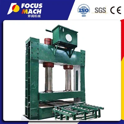 Macchina per pressione a freddo idraulica per compensato